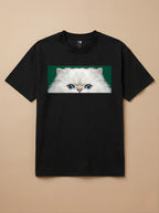Camisa Pets Espiando - Gato Persa