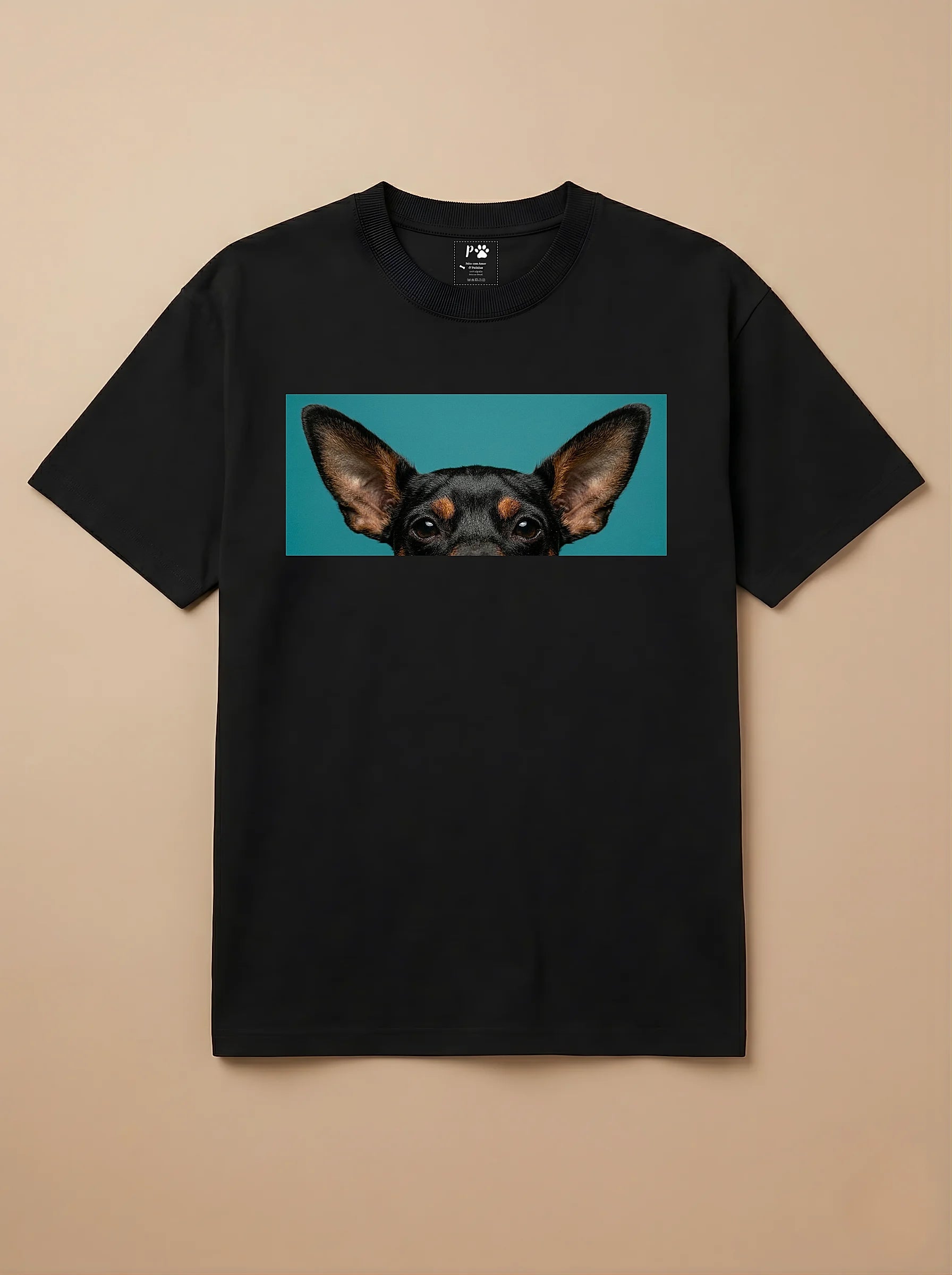 Camisa Pets Espiando - Pinscher