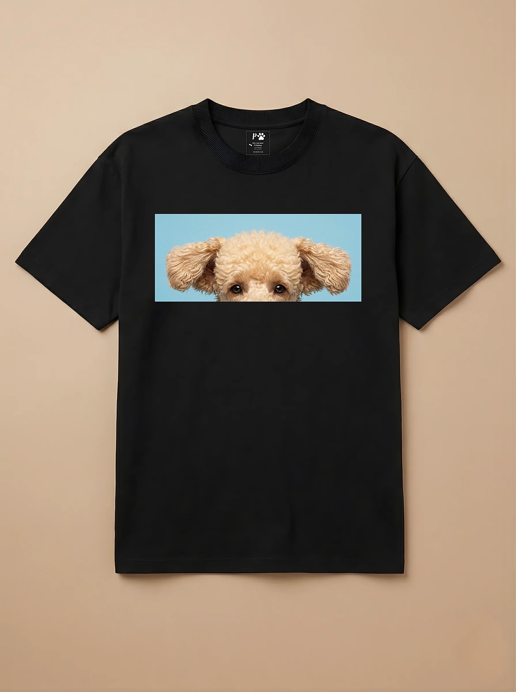 Camisa Pets Espiando - Poodle