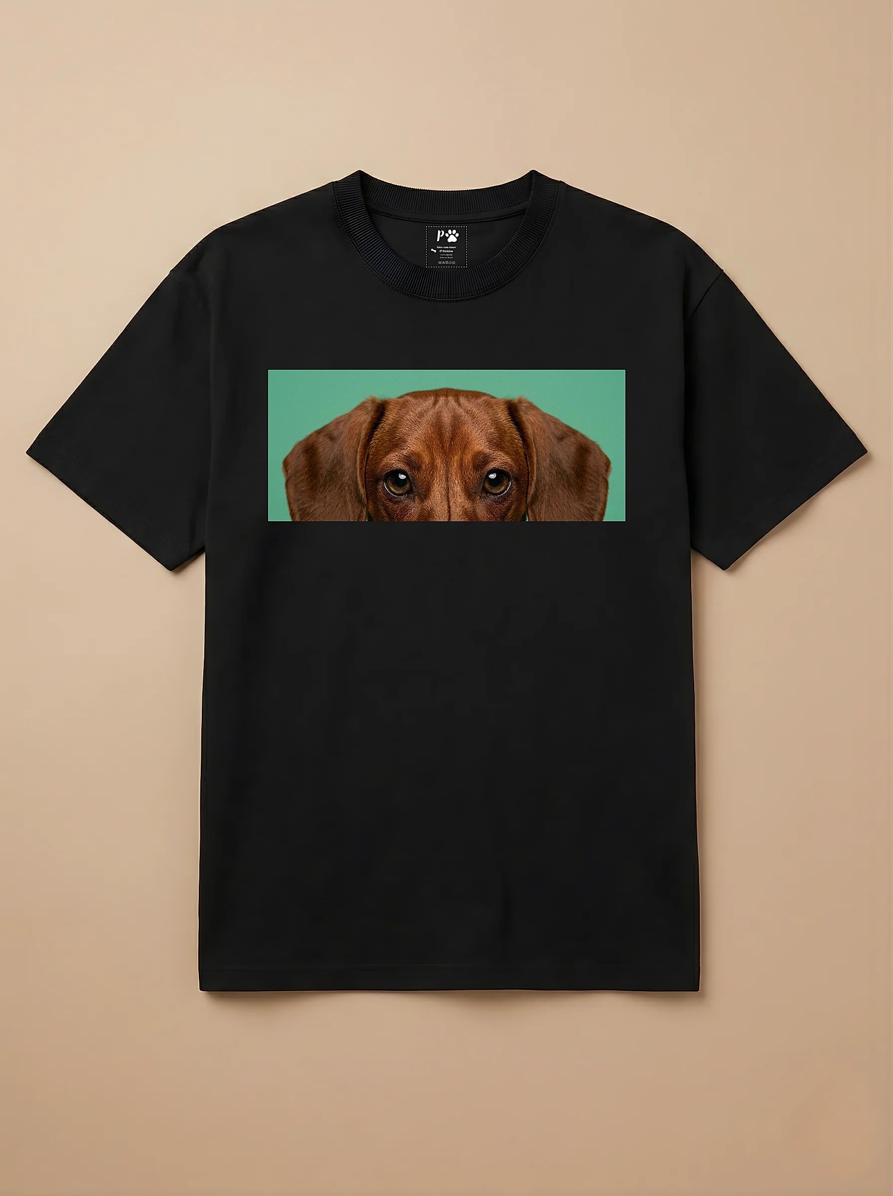 Camisa Pets Espiando - Salsicha