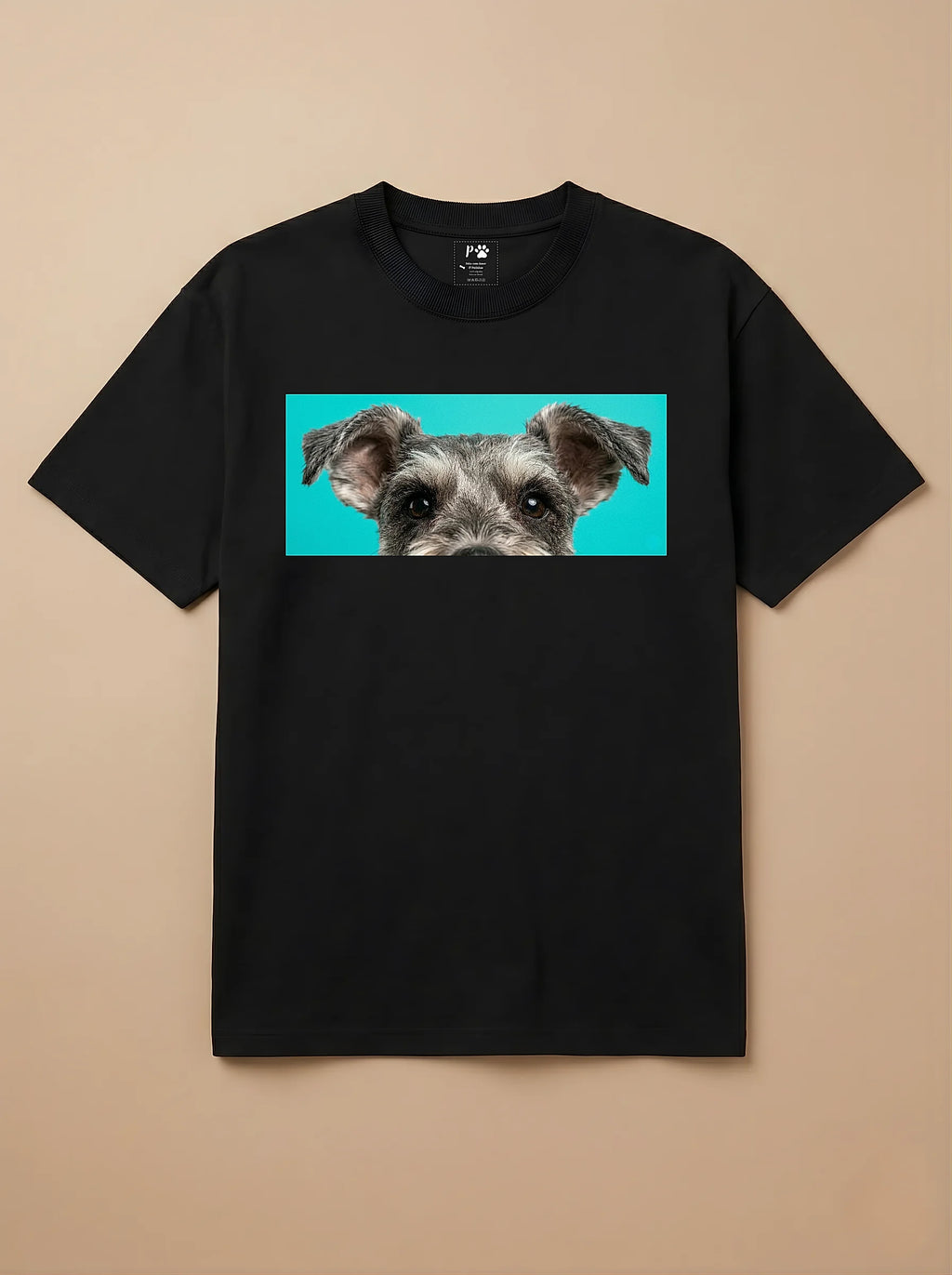 Camisa Pets Espiando - Schnauzer