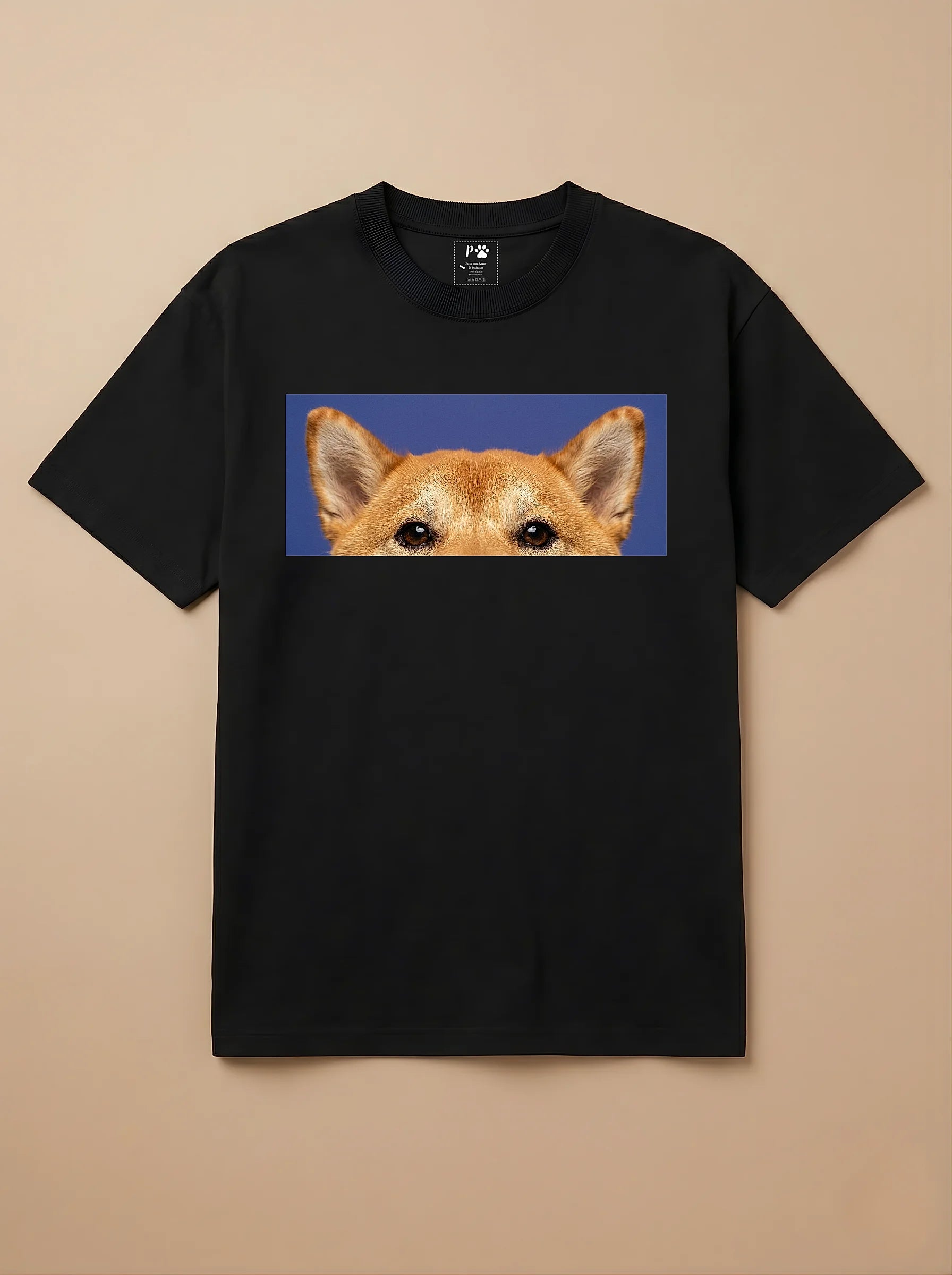 Camisa Pets Espiando - Shiba Inu