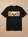 Camisa Pets Espiando - Shih Tzu