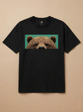 Camisa Pets Espiando - Urso Marrom