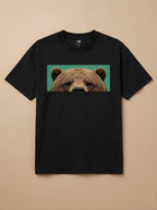 Camisa Pets Espiando - Urso Marrom
