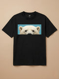 Camisa Pets Espiando - Urso Polar