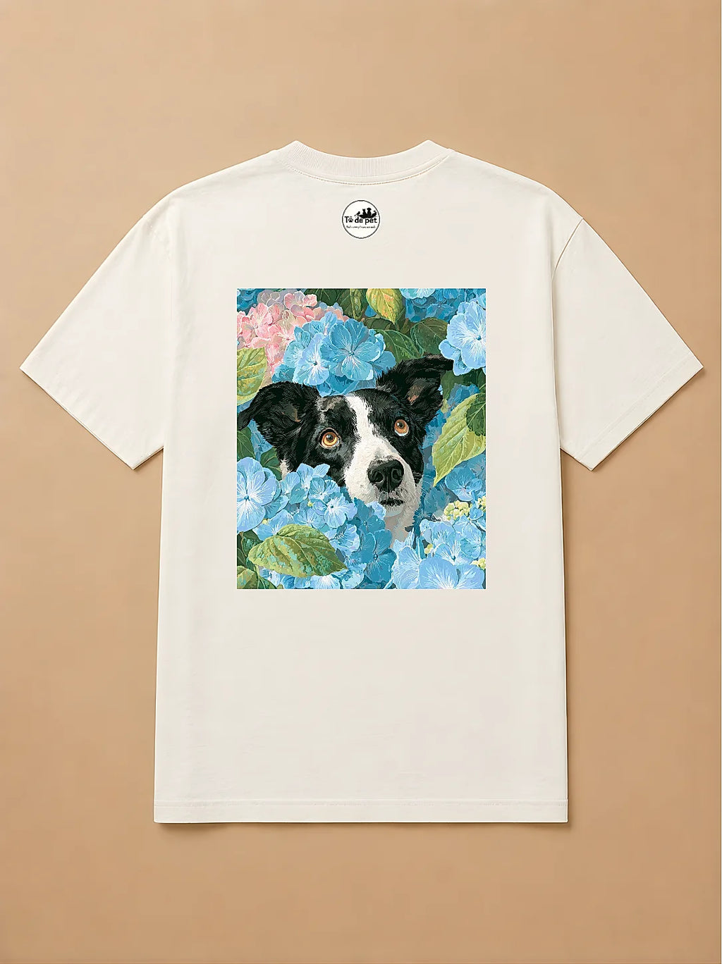 Camisa Oversized Botânica Pet - Border Collie