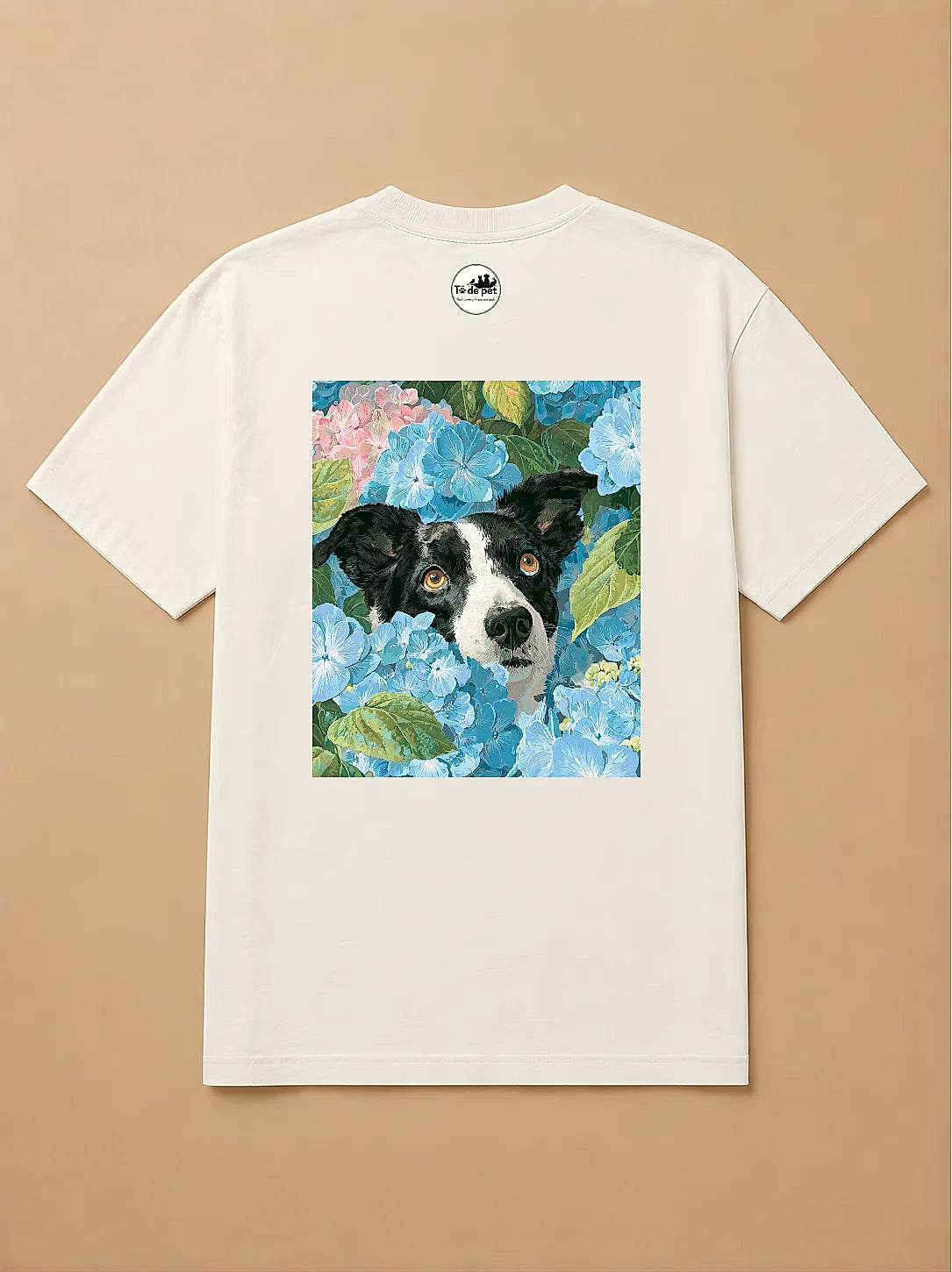 Camisa Oversized Botânica Pet - Border Collie