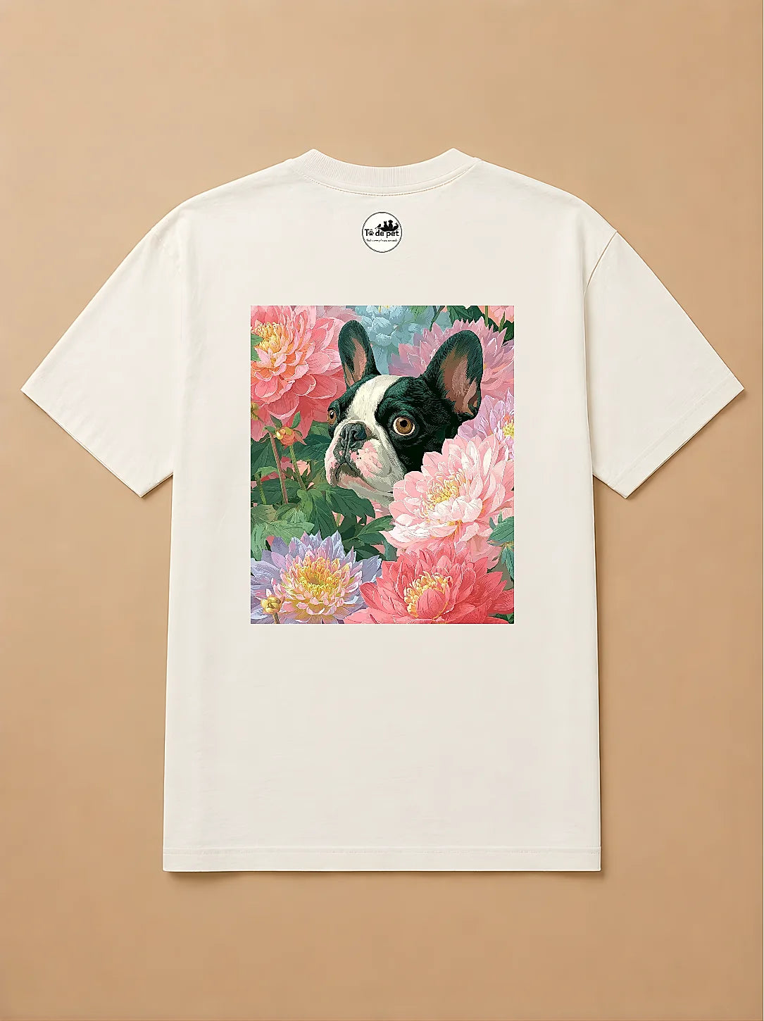 Camisa Oversized Botânica Pet - Bulldog Francês