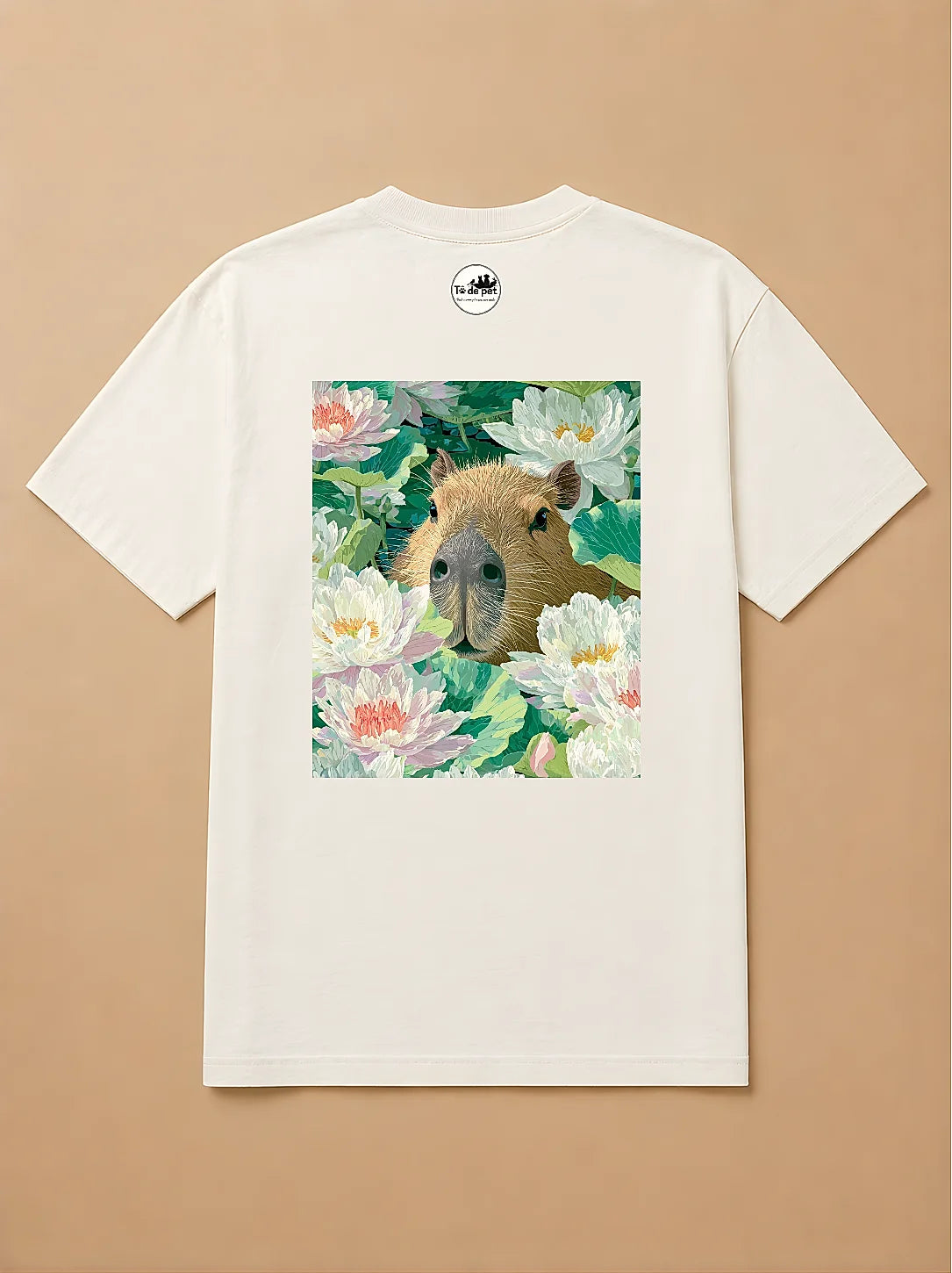 Camisa Oversized Botânica Pet - Capivara
