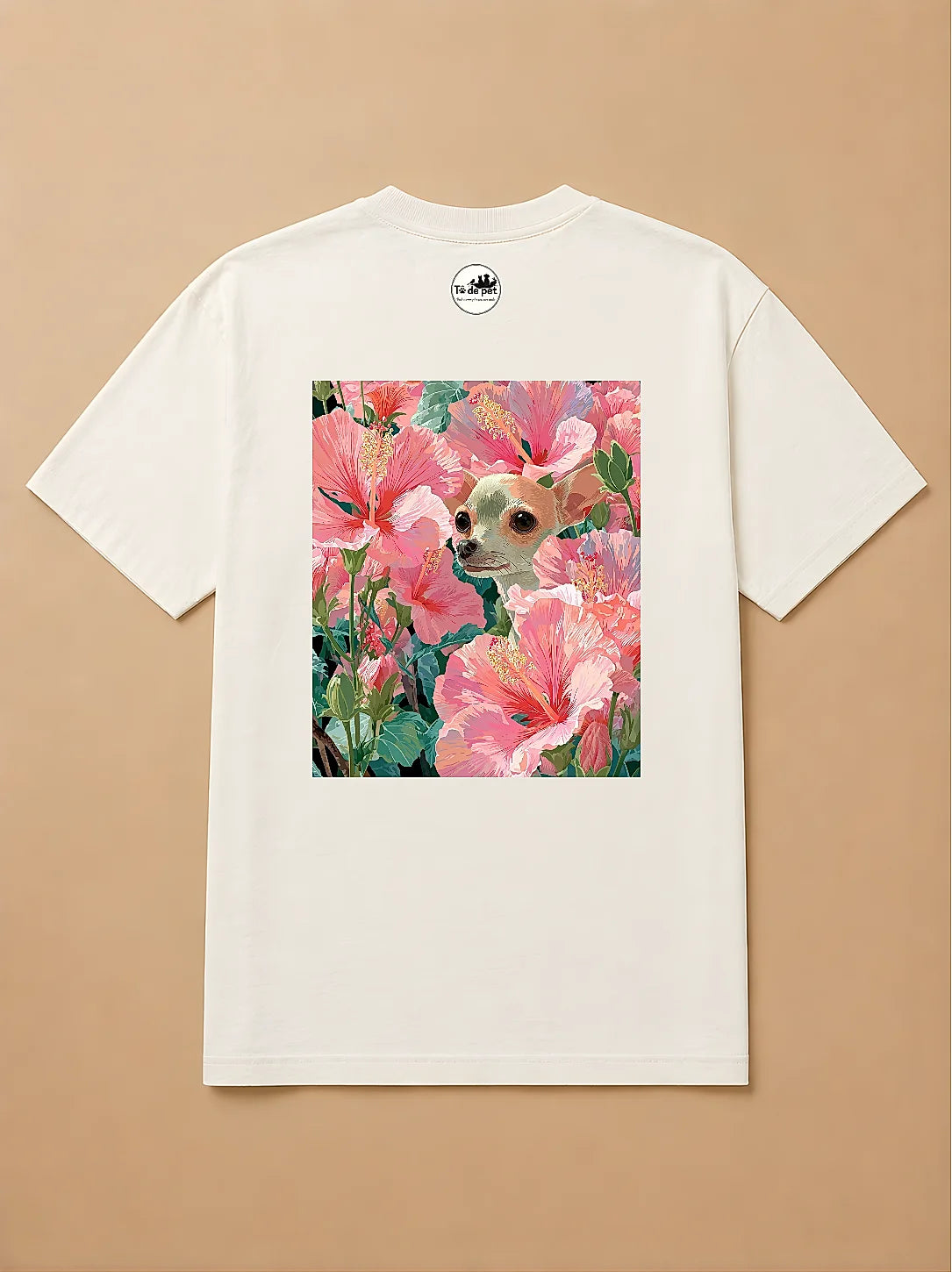 Camisa Oversized Botânica Pet - Chihuahua