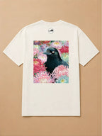 Camisa Oversized Botânica Pet - Corvo