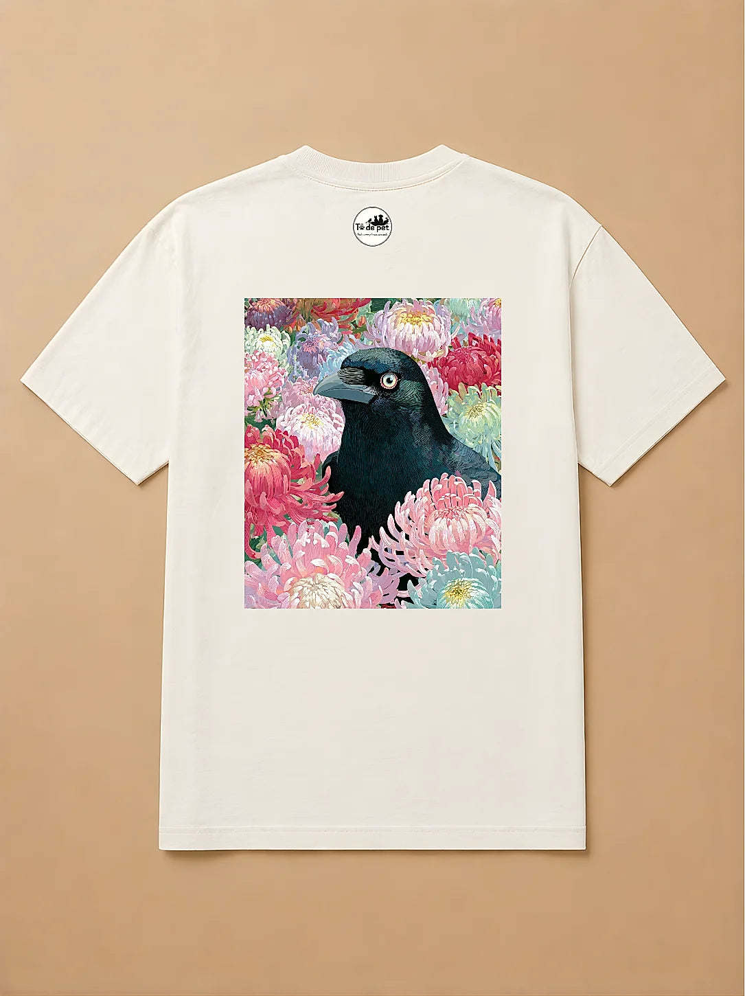 Camisa Oversized Botânica Pet - Corvo