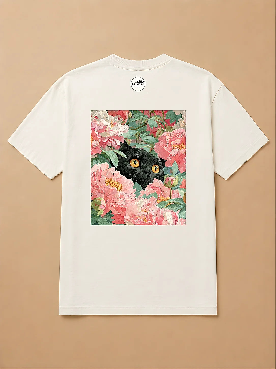 Camisa Oversized Botânica Pet - Gato Escocês