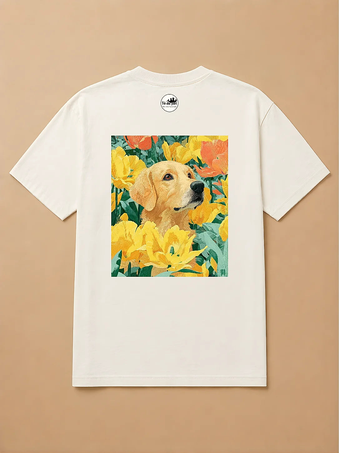 Camisa Oversized Botânica Pet - Golden