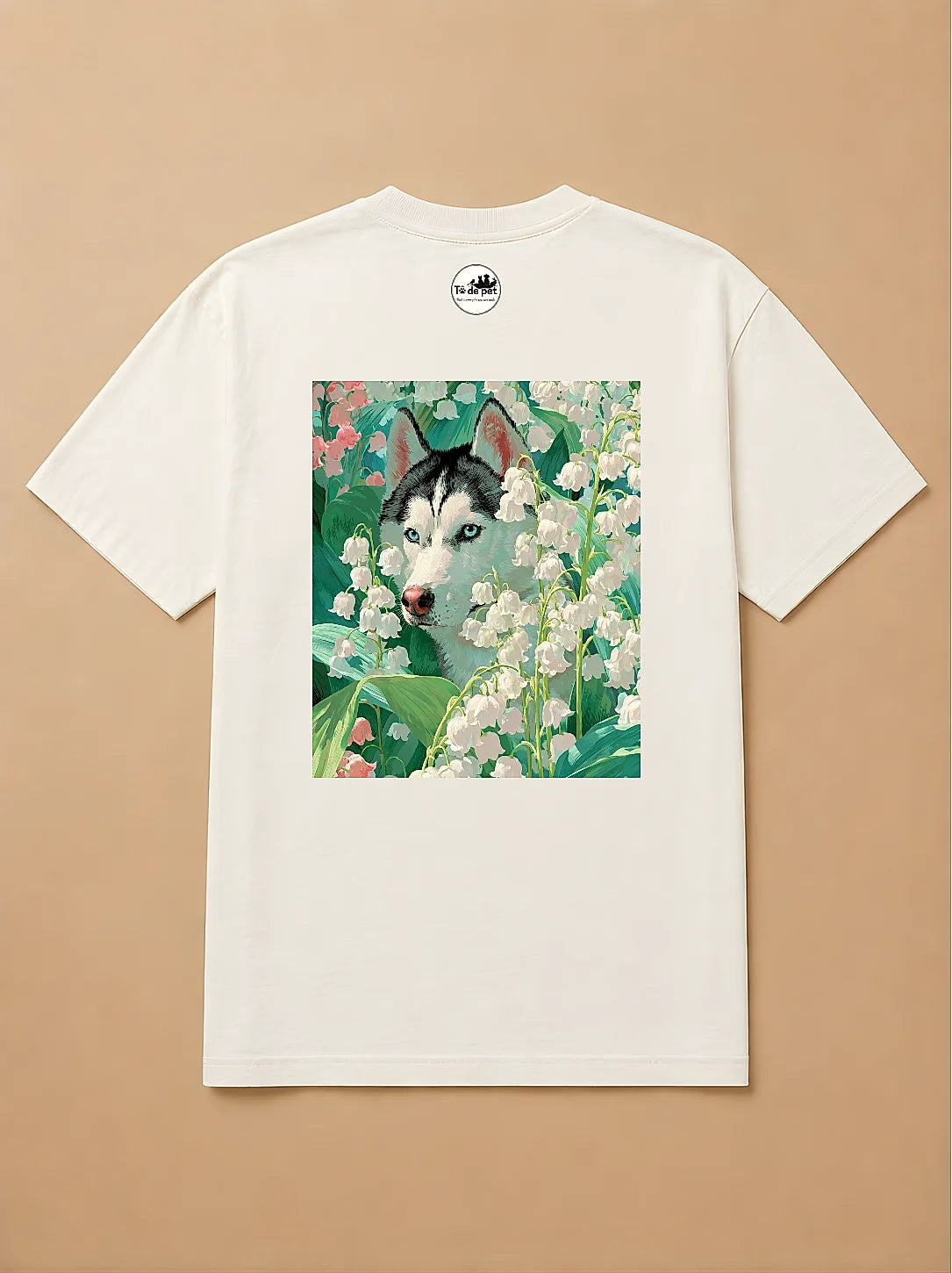 Camisa Oversized Botânica Pet - Husky