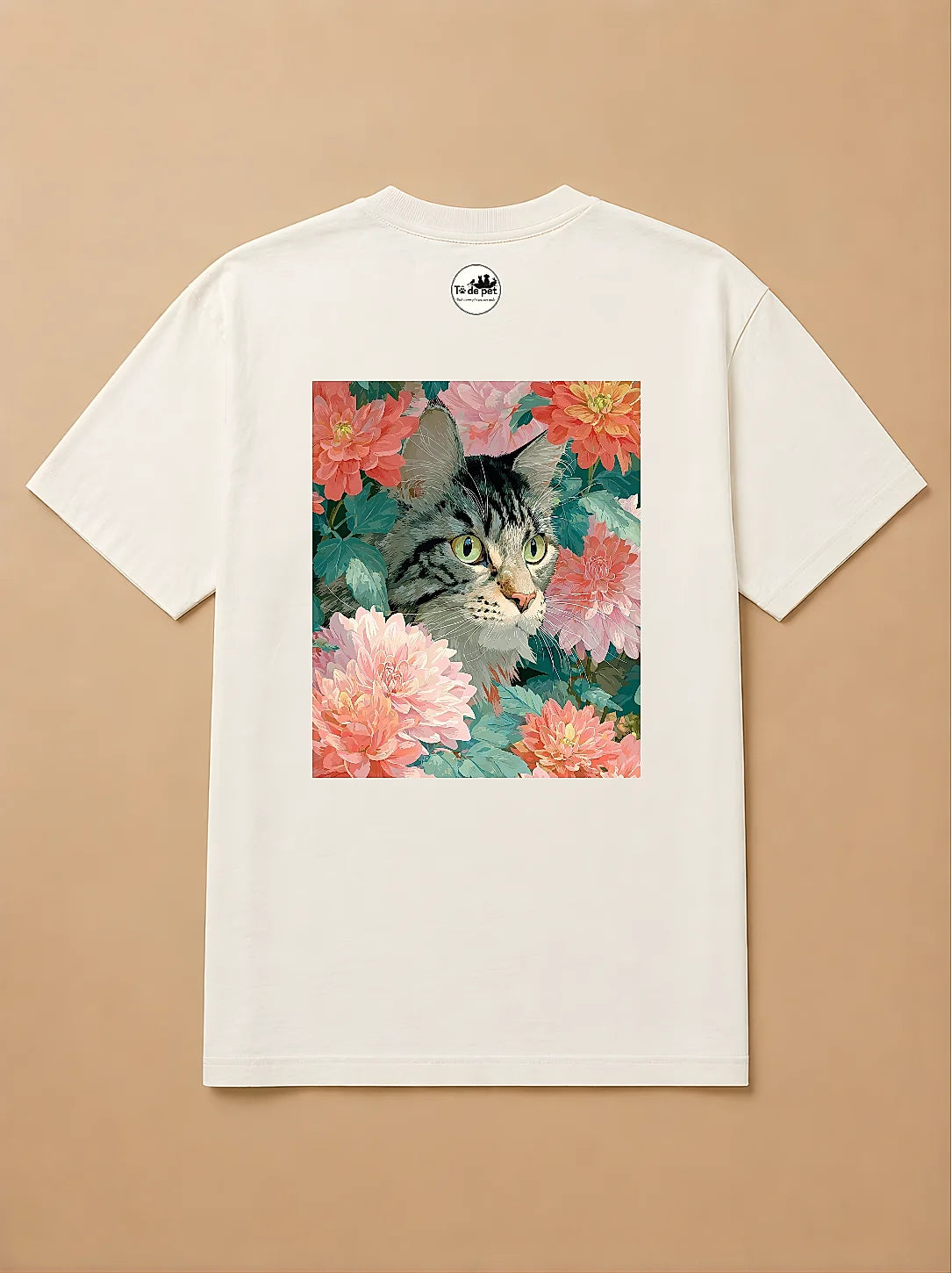 Camisa Oversized Botânica Pet - Maine Coon