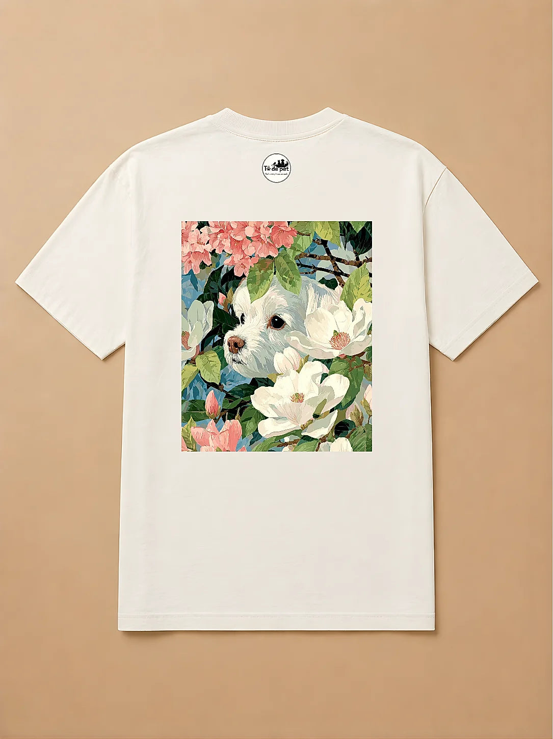 Camisa Oversized Botânica Pet - Maltês