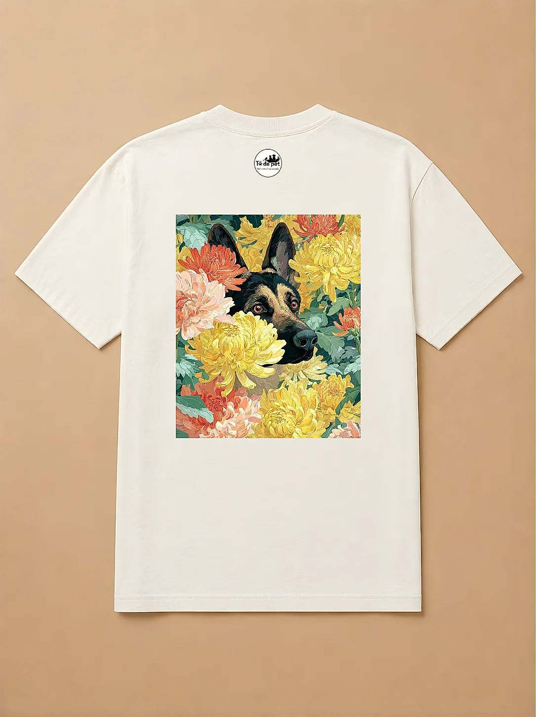 Camisa Oversized Botânica Pet - Pastor Alemão