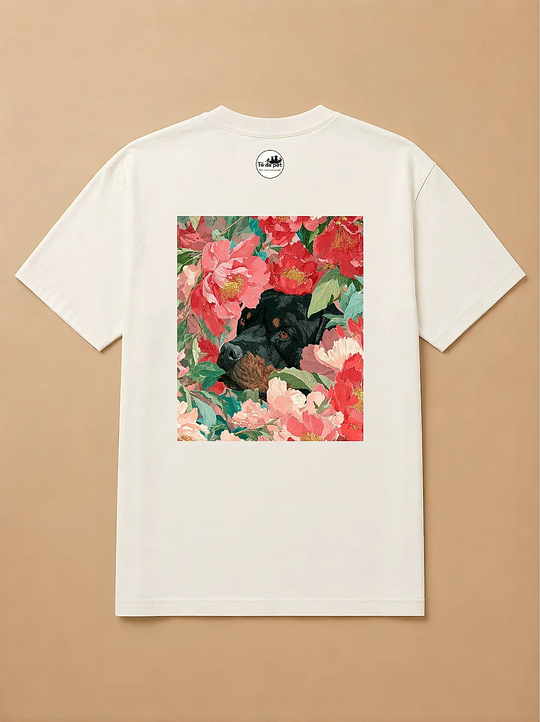 Camisa Oversized Botânica Pet - Rottweiler