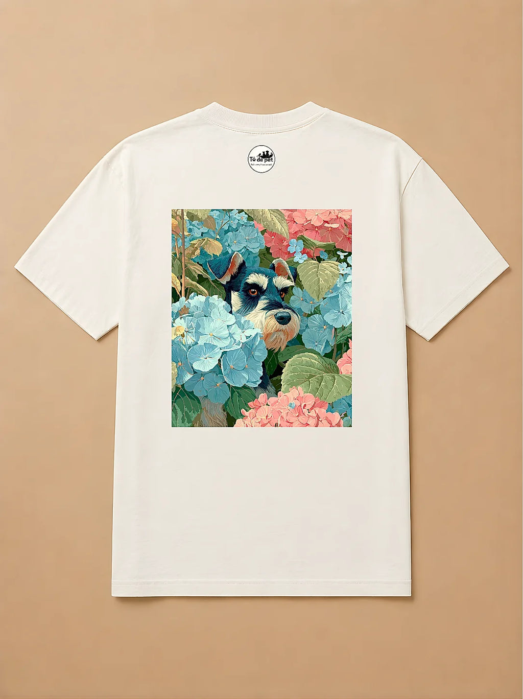 Camisa Oversized Botânica Pet - Schnauzer