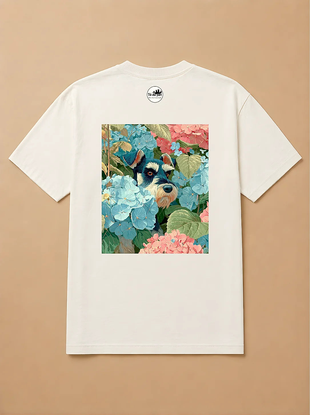 Camisa Oversized Botânica Pet - Schnauzer