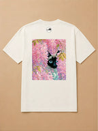 Camisa Oversized Botânica Pet - Gato Siamês
