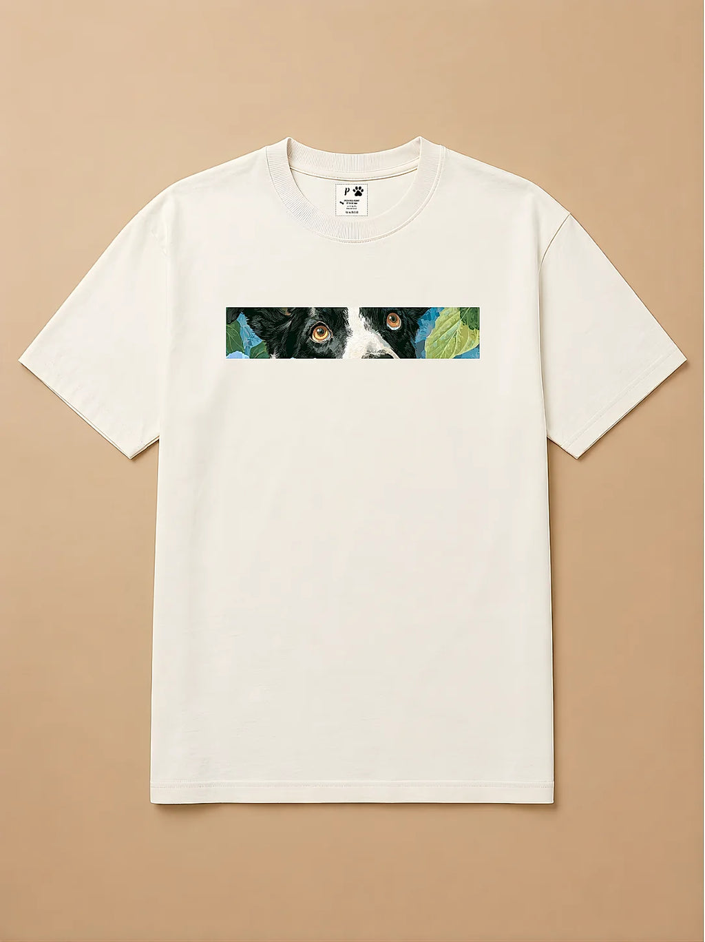 Camisa Oversized Botânica Pet - Border Collie