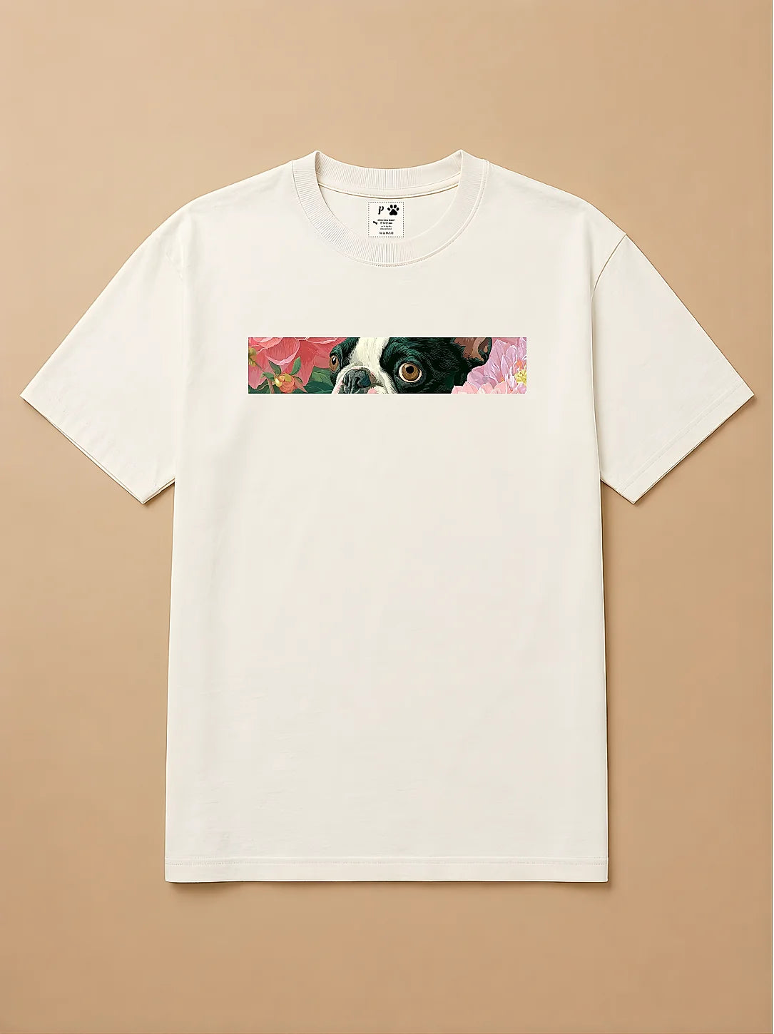 Camisa Oversized Botânica Pet - Bulldog Francês