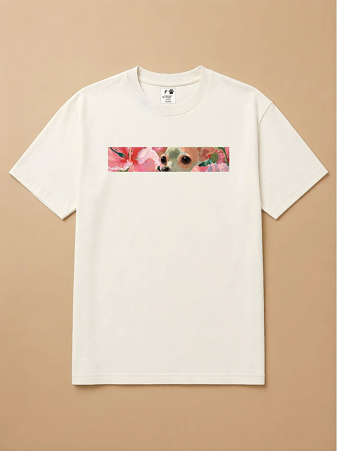 Camisa Oversized Botânica Pet - Chihuahua