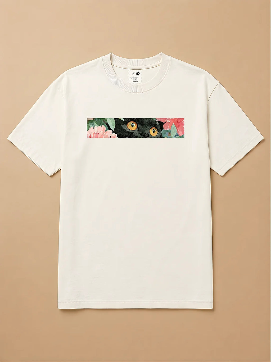 Camisa Oversized Botânica Pet - Gato Escocês