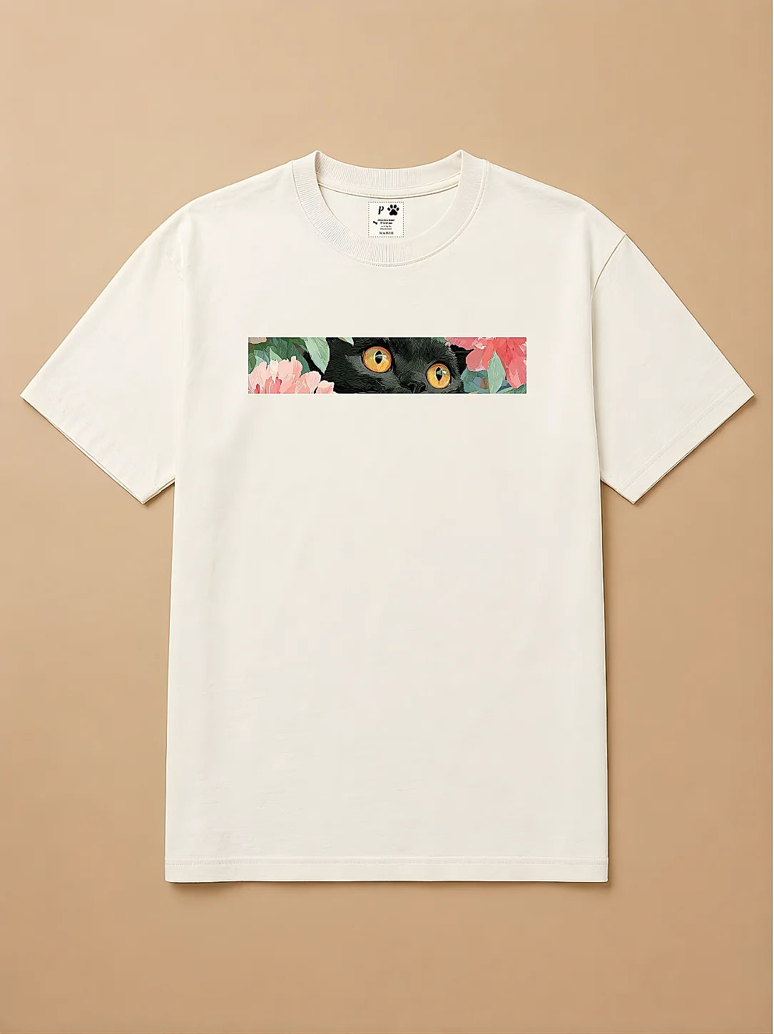 Camisa Oversized Botânica Pet - Gato Escocês