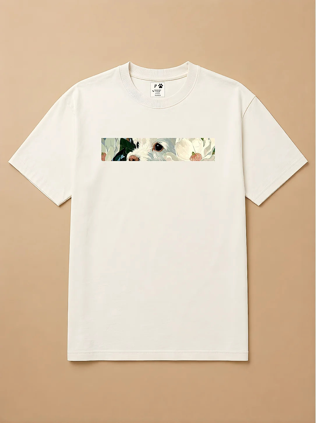 Camisa Oversized Botânica Pet - Maltês