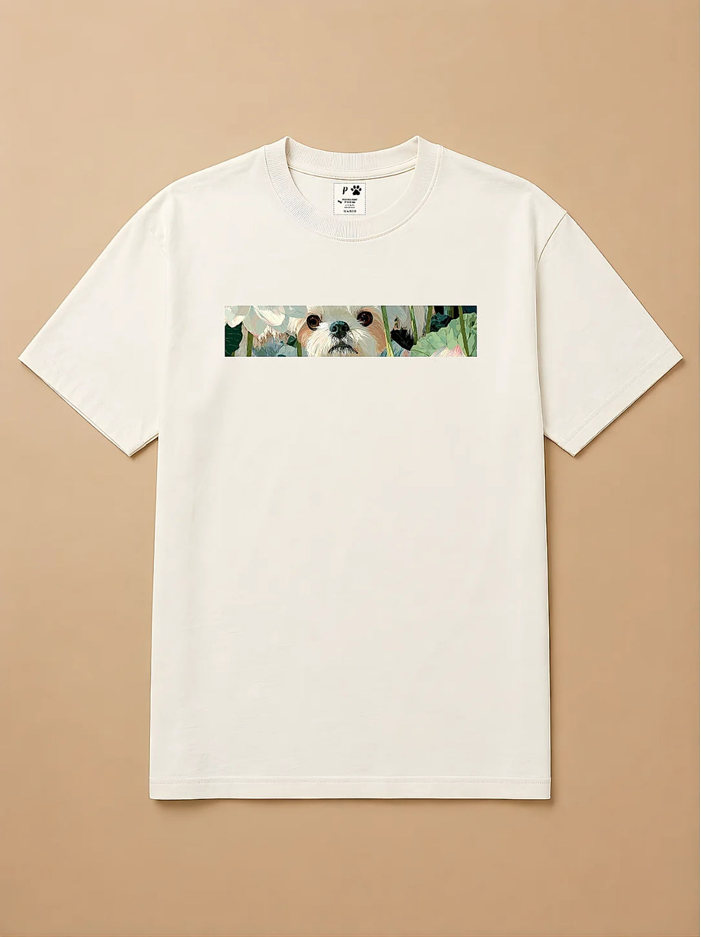 Camisa Oversized Botânica Pet - Shih Tzu