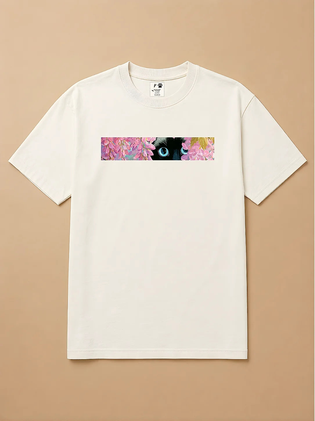 Camisa Oversized Botânica Pet - Gato Siamês