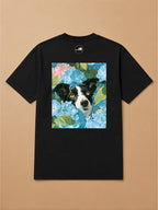Camisa Oversized Botânica Pet - Border Collie