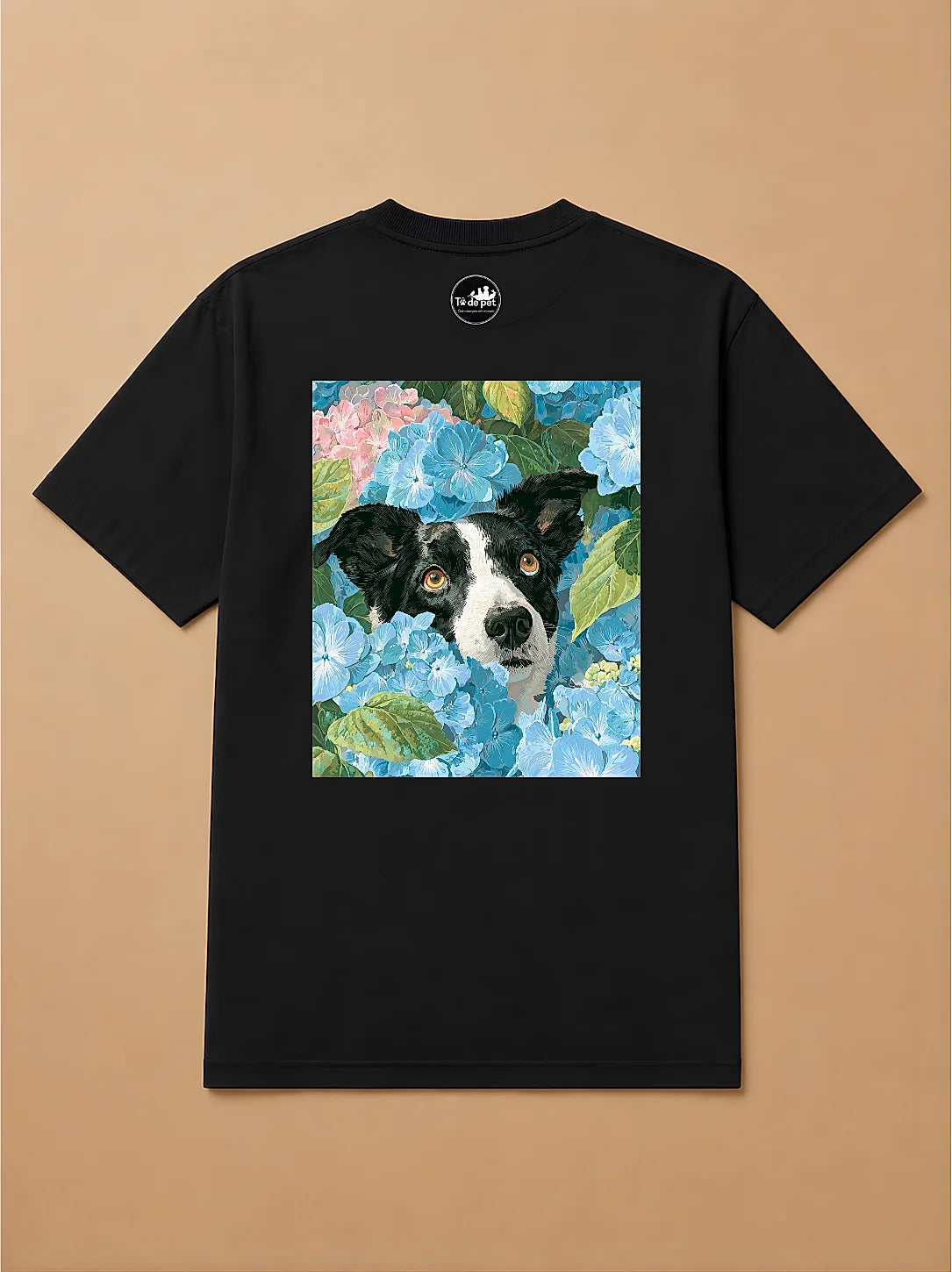 Camisa Oversized Botânica Pet - Border Collie
