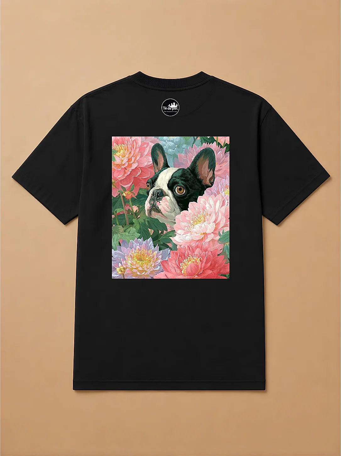 Camisa Oversized Botânica Pet - Bulldog Francês