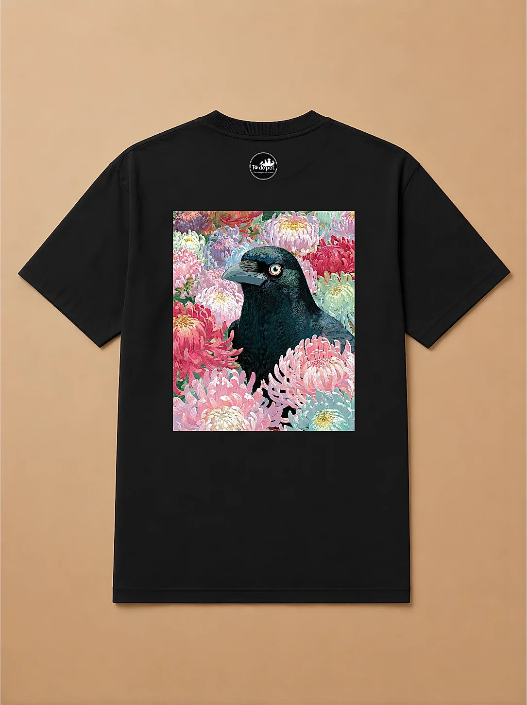 Camisa Oversized Botânica Pet - Corvo