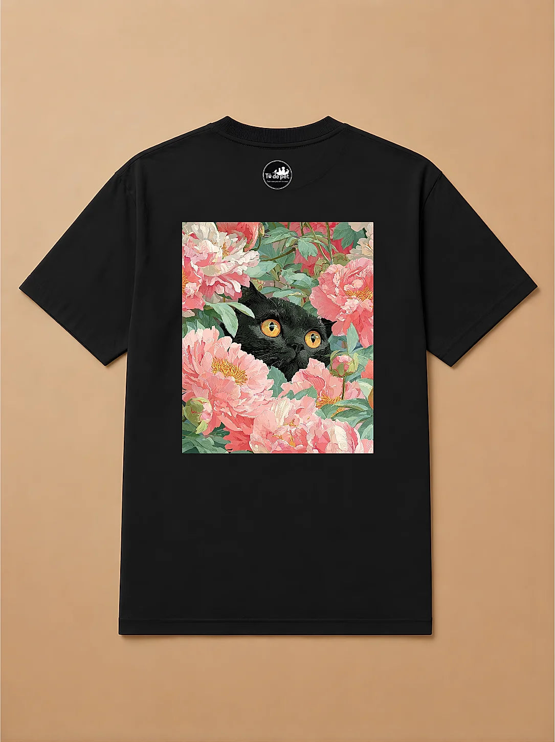 Camisa Oversized Botânica Pet - Gato Escocês