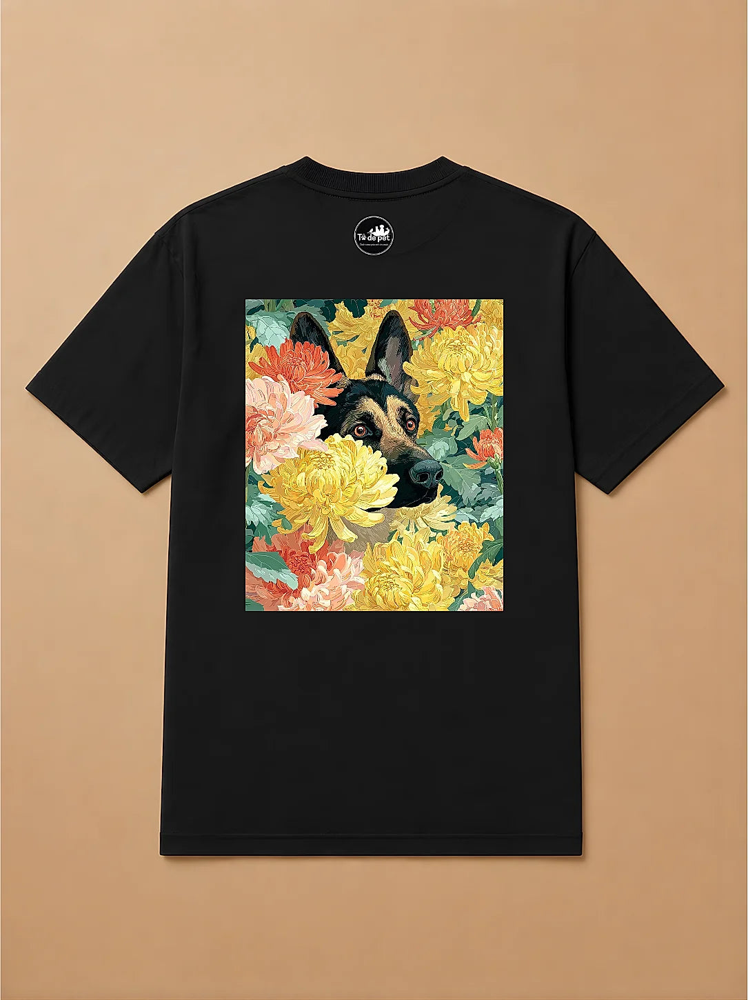 Camisa Oversized Botânica Pet - Pastor Alemão