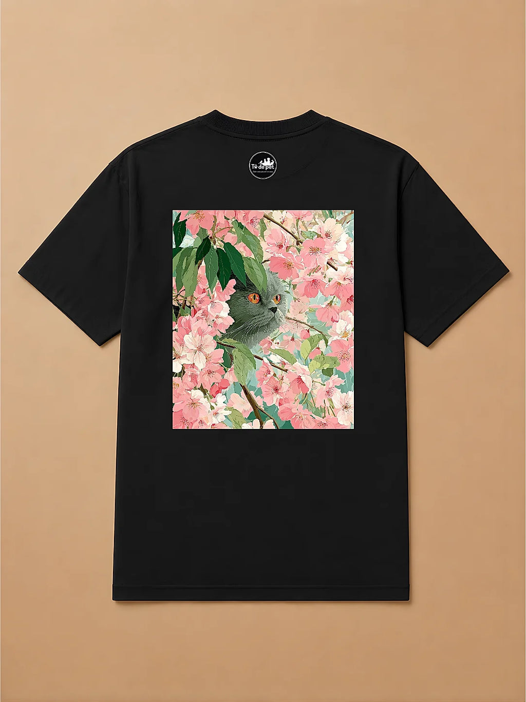 Camisa Oversized Botânica Pet - Gato Persa
