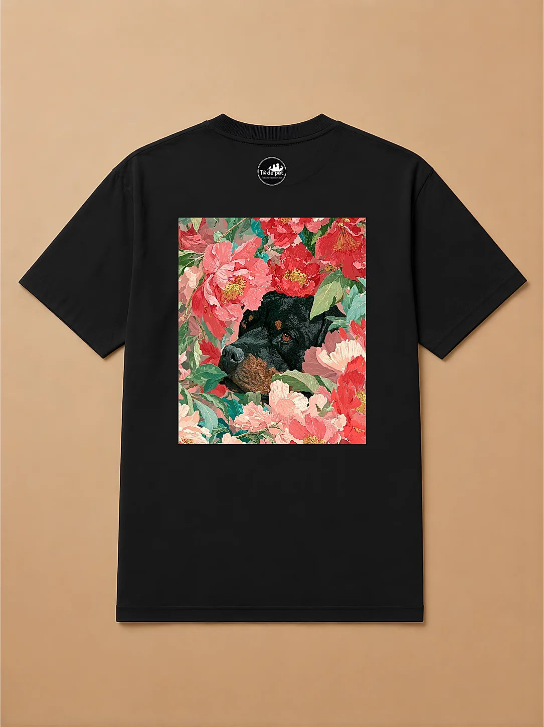 Camisa Oversized Botânica Pet - Rottweiler