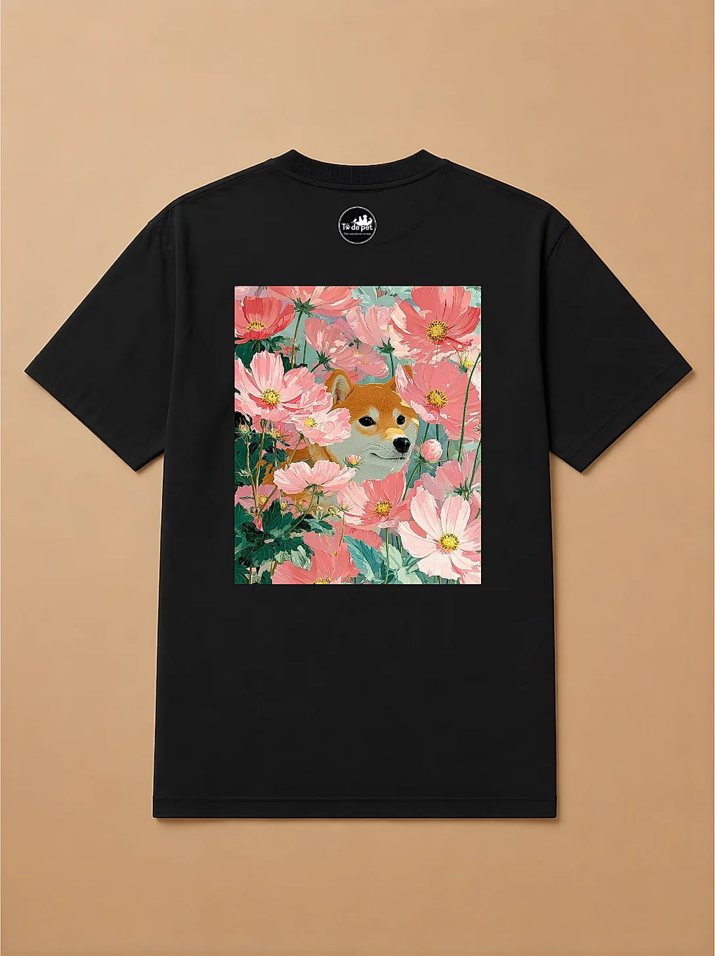 Camisa Oversized Botânica Pet - Shiba Inu