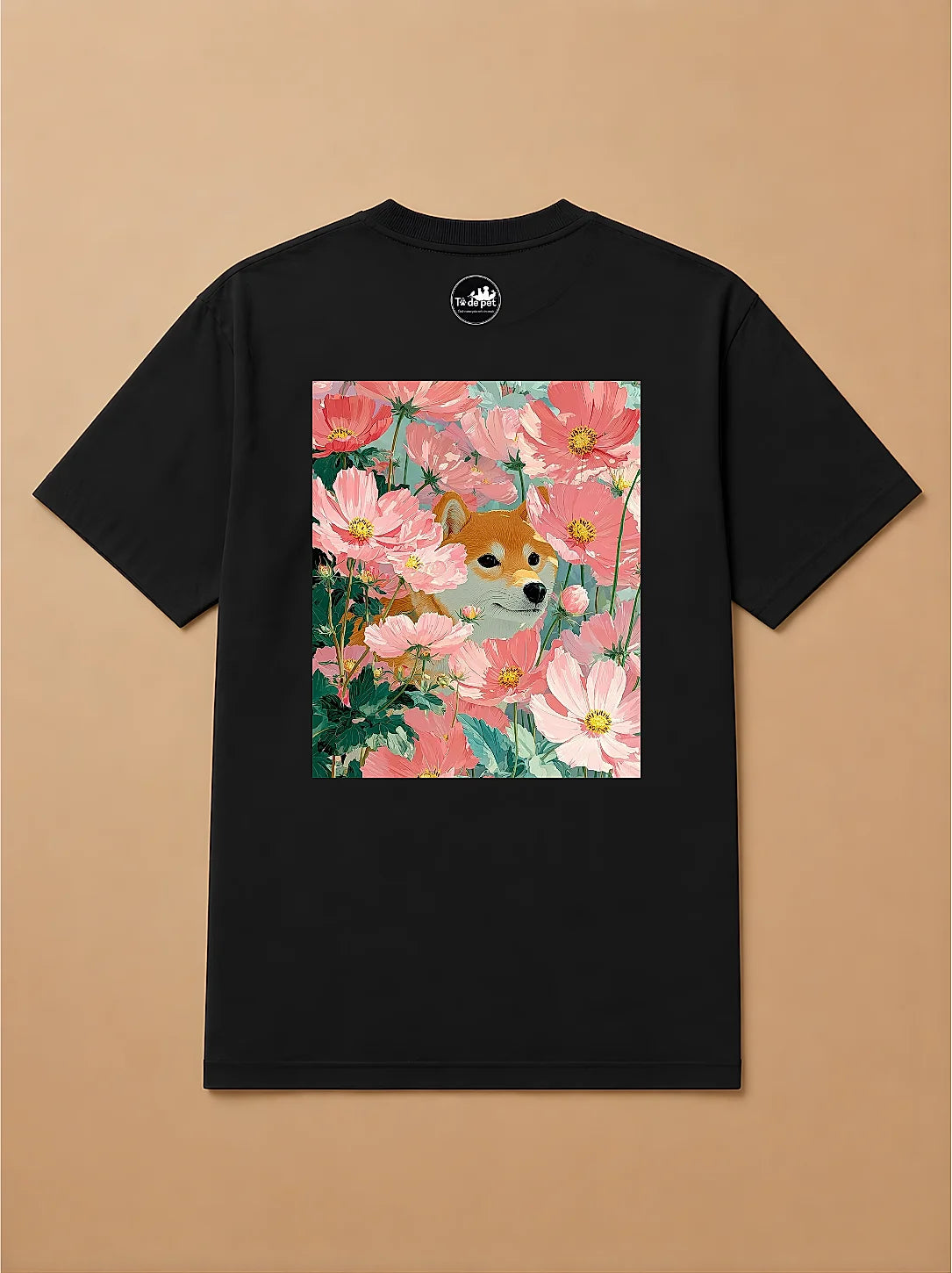 Camisa Oversized Botânica Pet - Shiba Inu
