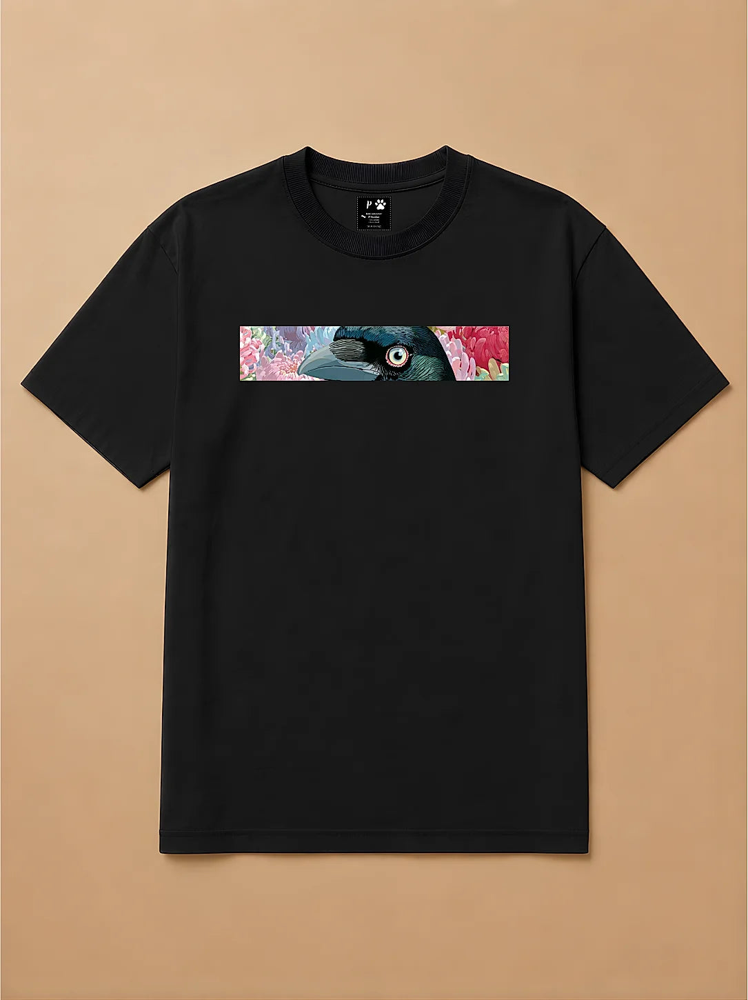 Camisa Oversized Botânica Pet - Corvo