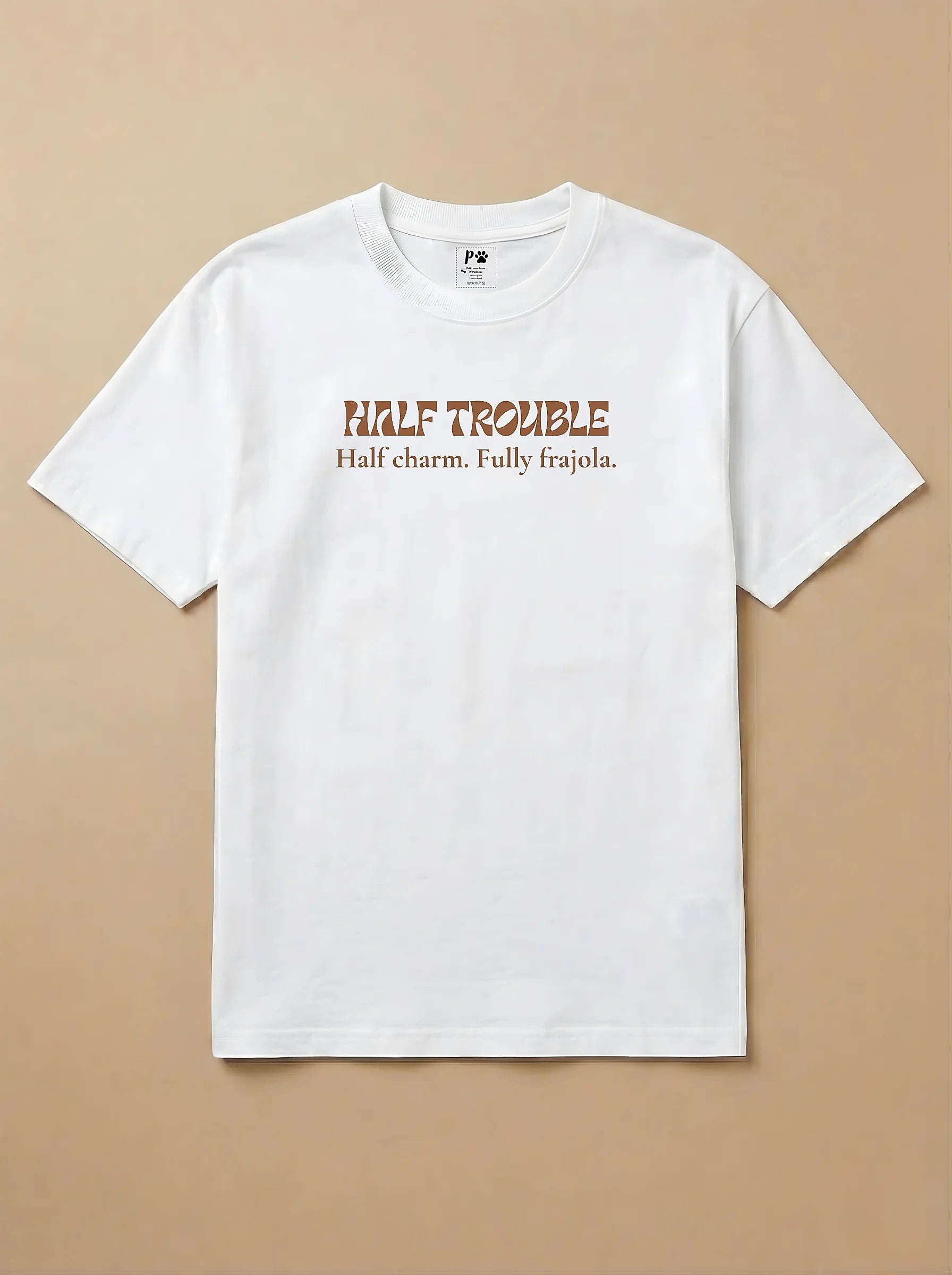 Camisa HALF TROUBLE Half charm. Fully frajola.