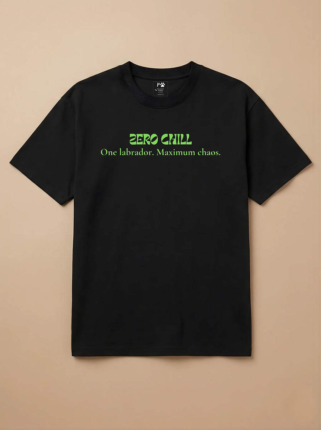 Camisa ZERO CHILL One labrador. Maximum chaos.