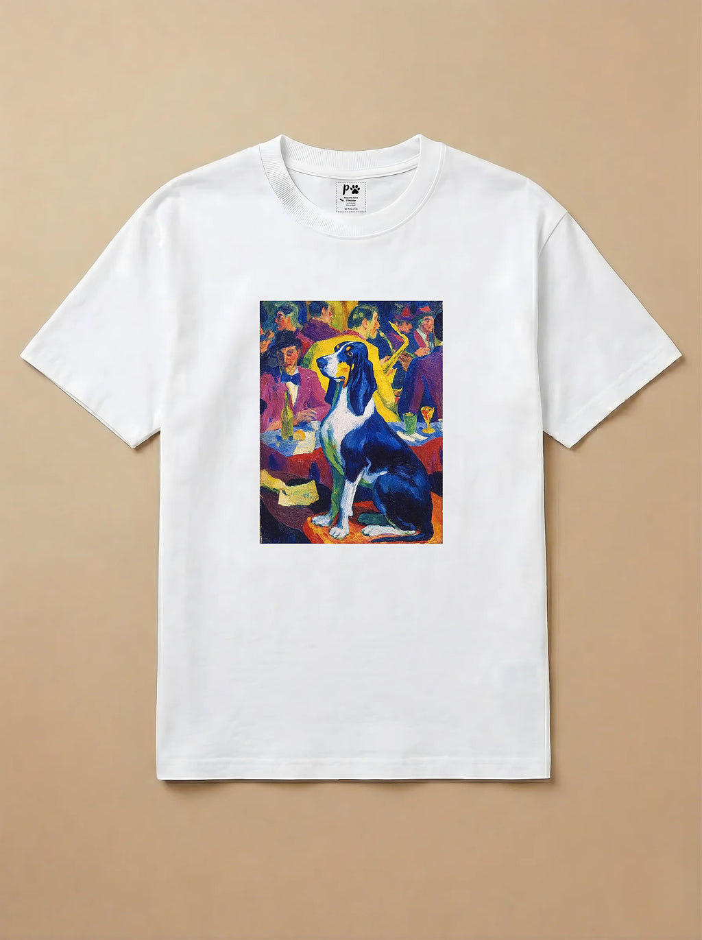 Camisa Fauvismo - Basset Hound