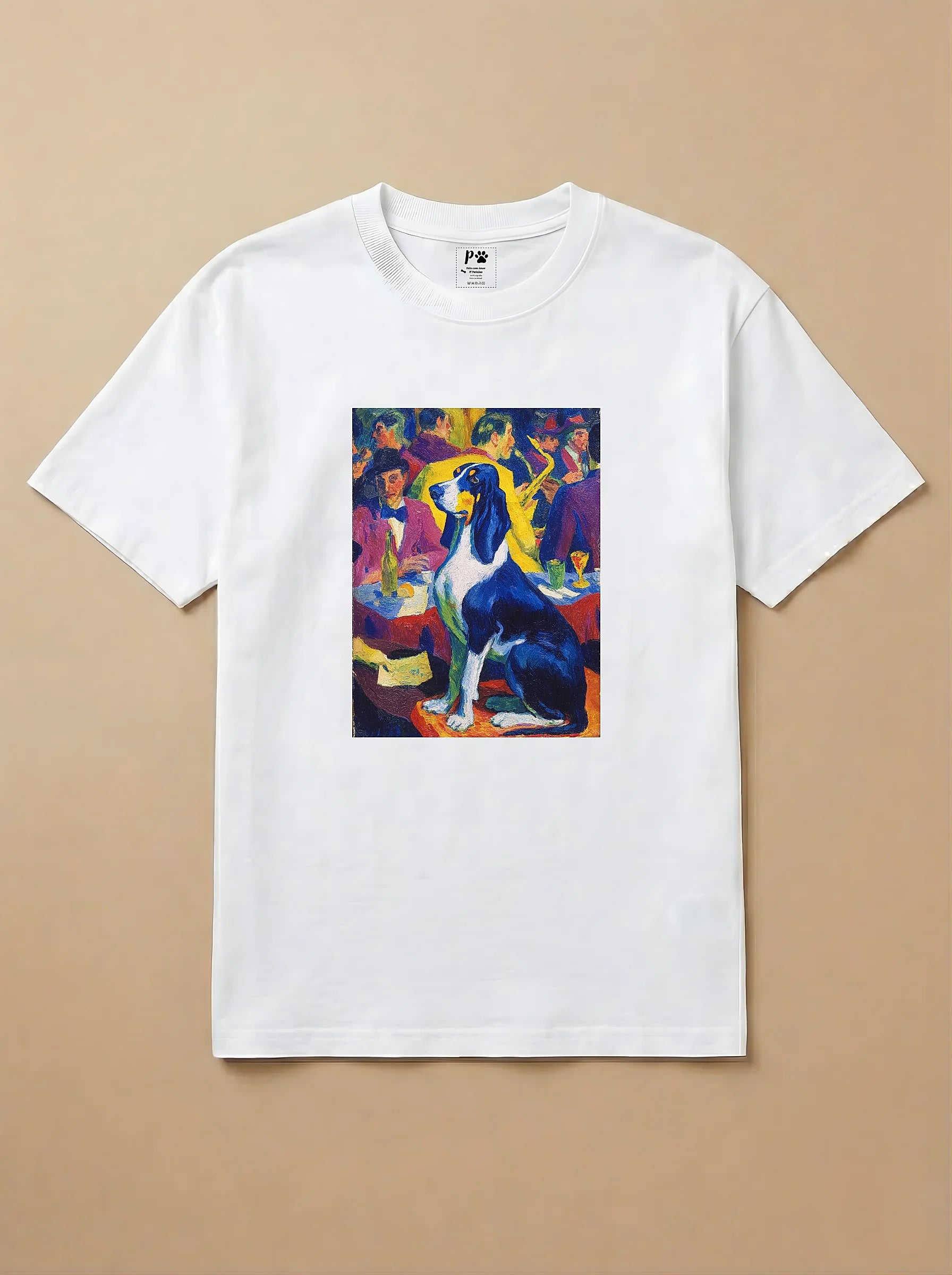 Camisa Fauvismo - Basset Hound
